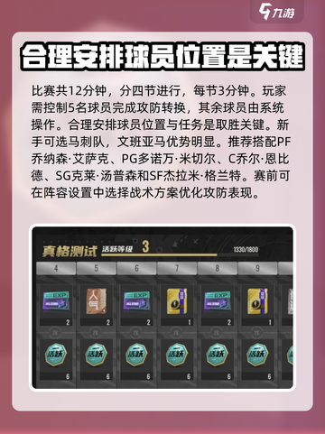 美职篮全明星开局攻略介绍截图3