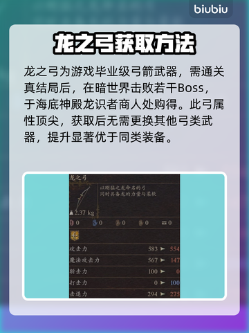 龙之信条2🔥最强龙之弓属性全面解析！截图2