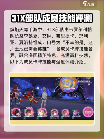 🔥炽焰天穹31X成员大起底，核心玩家必看！💥截图2