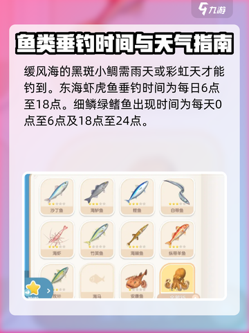 心动小镇海钓最佳时间和位置分享✨截图3