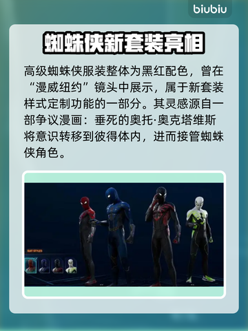 漫威蜘蛛侠2🔥战衣大全，玩家必看！截图5