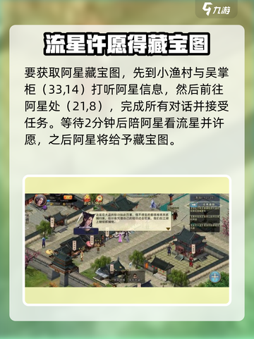 濡沫江湖🔥阿星藏宝图位置全解密！💎截图2