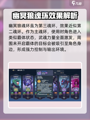斗罗大陆史莱克学院幽冥狼魂环怎么样介绍截图2