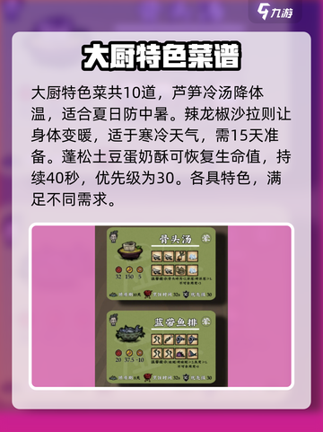 饥荒联机版大厨特色菜是什么介绍截图2