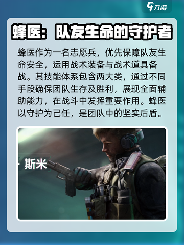 三角洲行动蜂医是谁介绍截图2