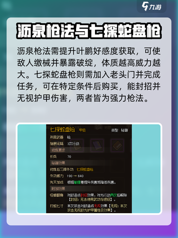 大侠立志传枪法大全介绍截图3