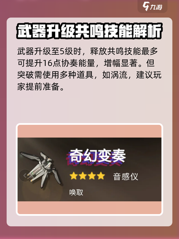 鸣潮✨：奇幻变奏获取攻略大揭秘！截图4