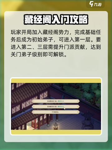 大侠立志传藏经阁🔥秘籍获取攻略！👇截图2