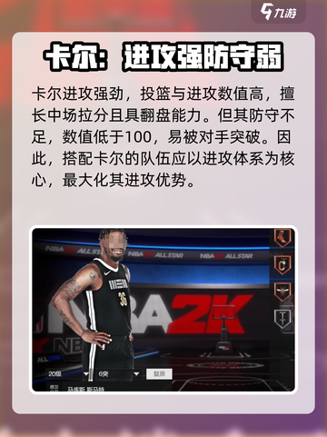  NBA全明星强力球员推荐🔥游戏必备！截图2