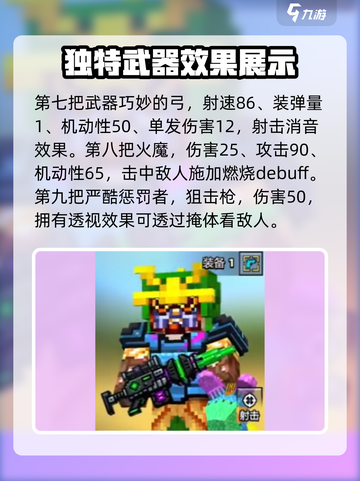 像素射击🎉全武器大揭秘，游戏党必看！截图4