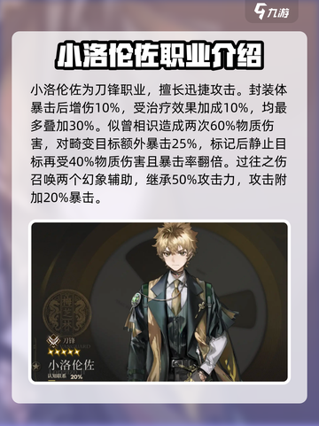 异象回声🔥男角色全解析，游戏党必看！截图4
