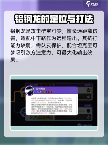 宝可梦大集结铝钢龙怎么玩介绍截图2