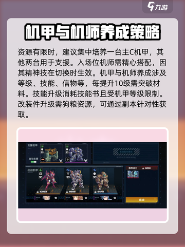 硬核机甲启示养成怎么玩介绍截图3