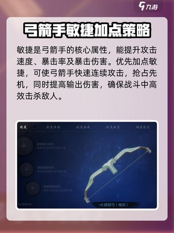 剑灵2弓箭手怎么加点介绍截图2