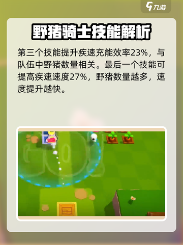 爆裂小队🔥野猪骑士超详细说明来啦！🎮截图5