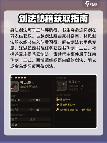 大江湖之苍龙与白鸟剑法获取方法介绍截图4