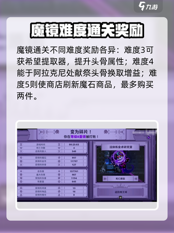 小骨英雄杀手🔥魔镜各难度奖励大揭秘🎉截图3