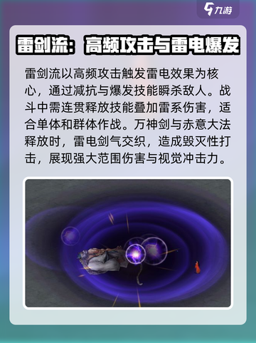 鬼谷八荒⚡雷剑流派玩法揭秘，手游必看！截图5
