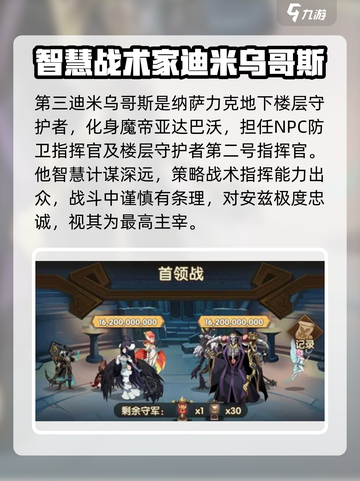 纳萨力克之王角色排行榜一览介绍截图4