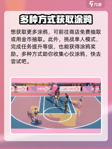 全明星街球派对怎么换涂鸦介绍截图4