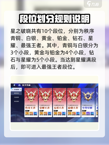 星之破晓怎么快速升级段位介绍截图3