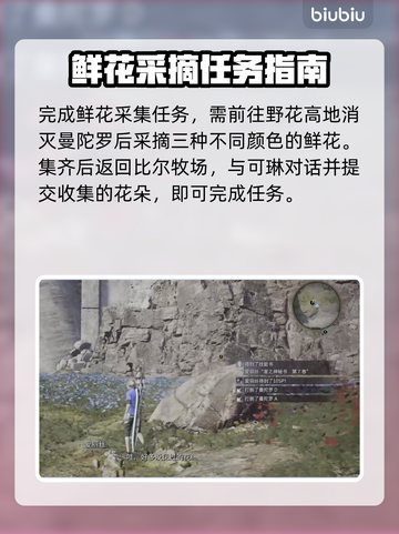 最终幻想7重生🔥山丘花海攻略📍截图3