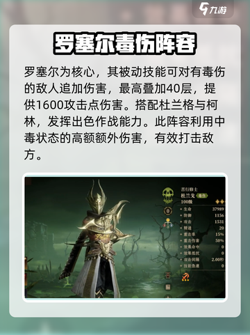 龙息神寂毒队伍搭配指南介绍截图2