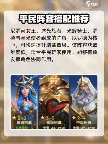 帝国与魔法🔥罗德阵容搭配全攻略！助你战无不胜✨截图4