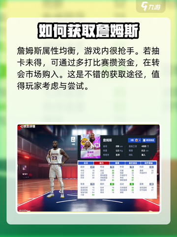 美职篮巅峰对决詹姆斯介绍介绍截图5