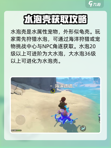 洛克王国💥水泡壳获取攻略，玩家必看！截图2