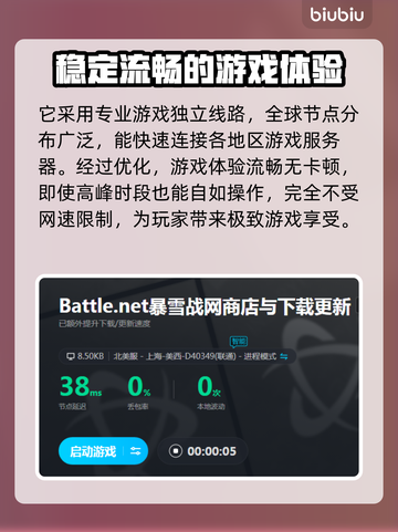 玩魔兽争霸不卡顿！战网加速器推荐🔥🎮截图4