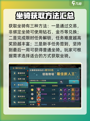 魔力宝贝复兴版💥坐骑获取方法全攻略骑士们必看！截图4