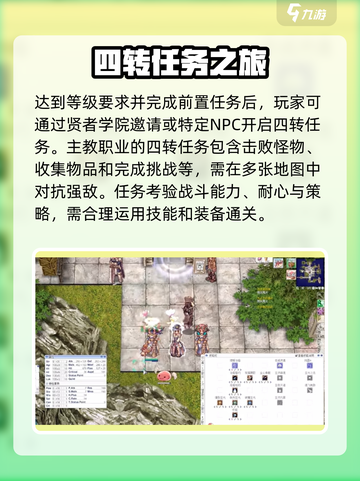 仙境传说RO新启航🔥主教四转任务超详细攻略来啦！截图3