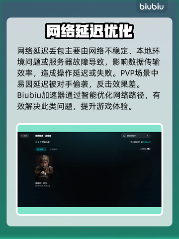🎮黑神话悟空延迟丢包？一招解决卡顿！截图2
