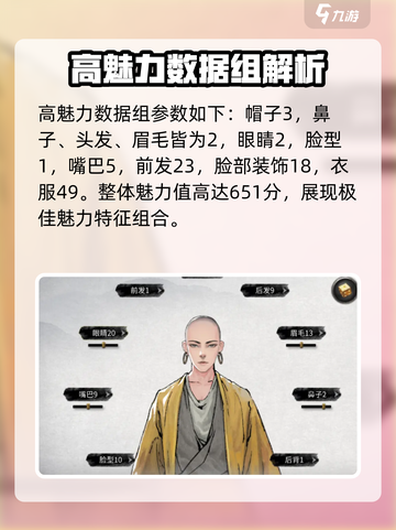 鬼谷八荒捏脸男怎么选数据介绍截图2