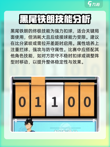 排球少年手游🔥黑尾铁朗超强球员详情曝光！截图3
