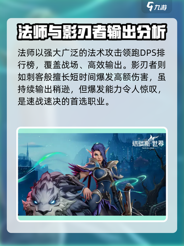 塔瑞斯世界🔥DPS排行揭秘：这些职业竟如此强势！截图2