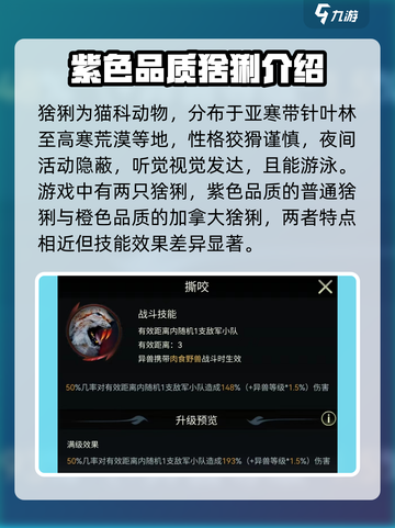 野兽领主新世界猞猁怎么样介绍截图2