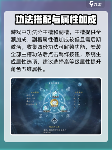 蜀山初章🔥功法系统全揭秘，修仙党必看！截图2