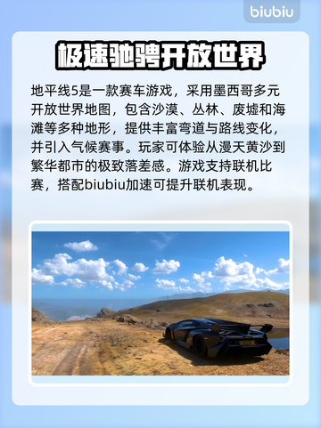 地平线5闪退？用这款加速器🔥畅玩不卡顿！🎮截图2