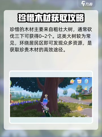 心动小镇🔥珍稀木材获取攻略💎截图2