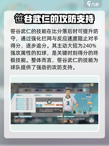 排球少年手游笹谷武仁怎么样介绍截图4