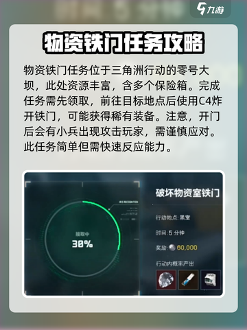 三角洲行动🔥物资室铁门任务完成攻略🌟截图2