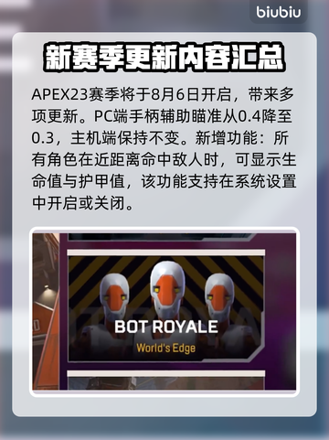 APEX23赛季🔥重磅更新内容一览🎮截图2