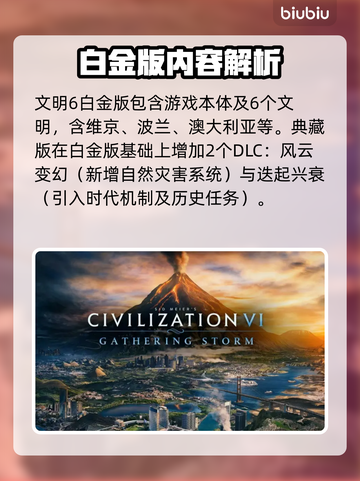 《文明6白金VS典藏！差了啥？🔥》🎮截图4
