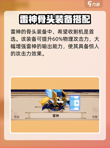 小骨英雄杀手😎雷神装备搭配✨超详细攻略来啦！截图2