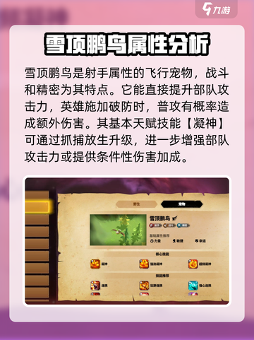 万龙觉醒雪顶鹏鸟怎么样介绍截图2