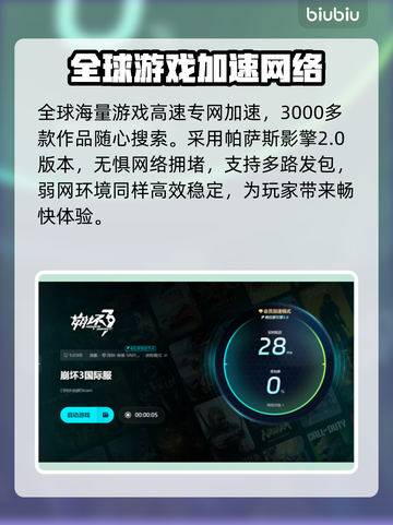 崩坏3国际服不卡秘籍🔥加速器真香警告！截图5