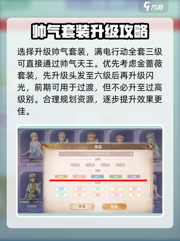 无限暖暖升级什么衣服介绍截图3