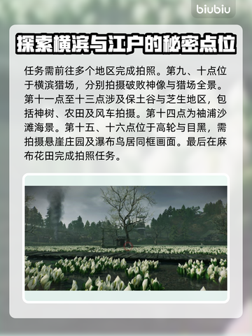 浪人崛起拍照点🔥超全位置攻略🎉截图5